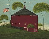 Warren Kimble Round Barn painting